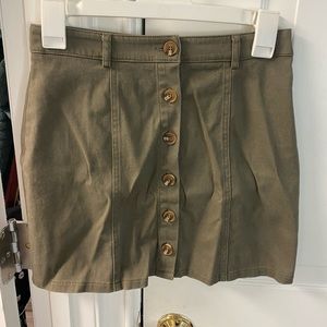Button Up Skirt
